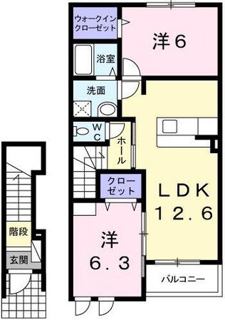 テラエスペランサ　Ａの物件間取画像